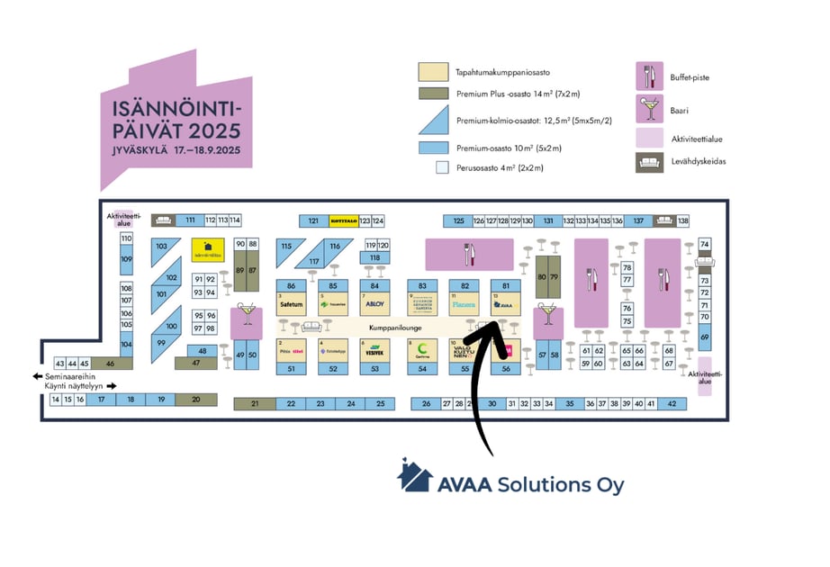 Avaa Solutions Oy Isännöintipäiville Jyväskylässä 17.-18.9.2025